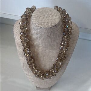 Elegant Brown Beaded Necklace